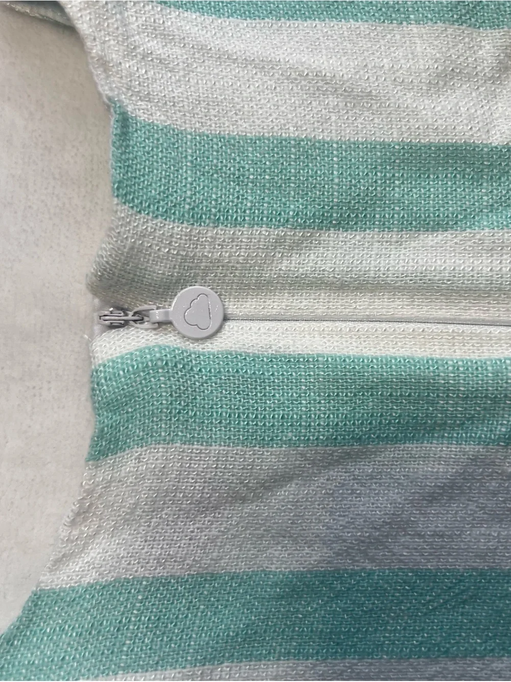 Mayoral Mint and White Striped Dress with Bow